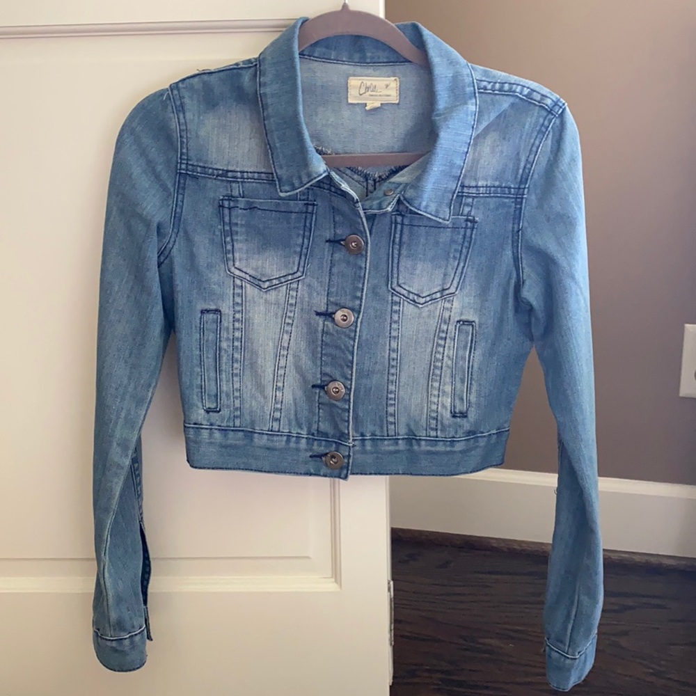Cropped Jean jacket